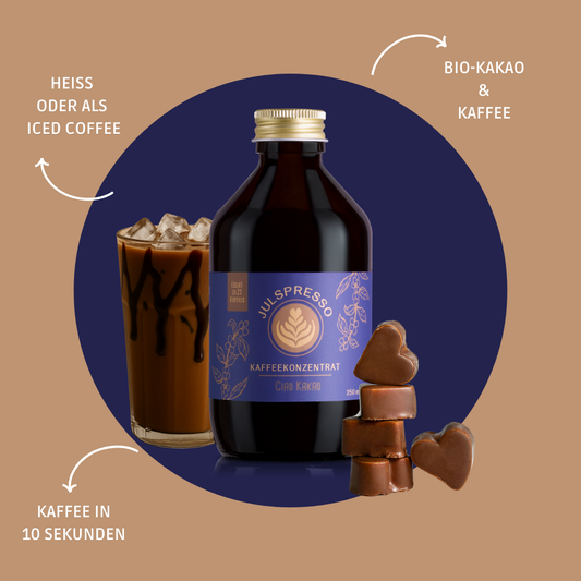 JULSPRESSO Kaffeekonzentrat - Ciao Kakao - ca. 25 Tassen Kaffeegenuss in einer Flasche!