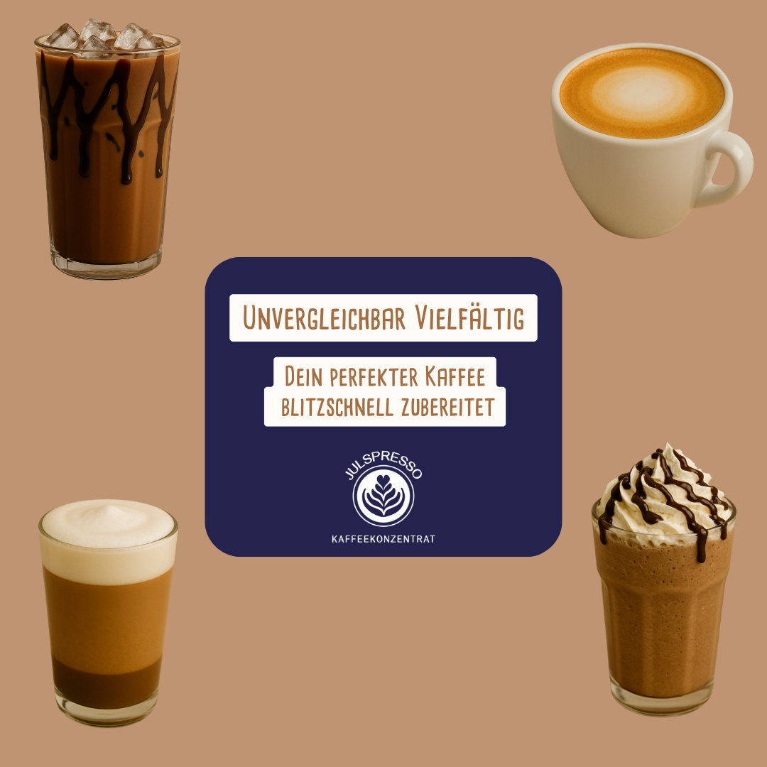 JULSPRESSO Kaffeekonzentrat - Ciao Kakao - ca. 25 Tassen Kaffeegenuss in einer Flasche!