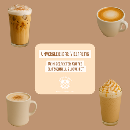 JULSPRESSO Kaffeekonzentrat Dirty Chai - ca. 25 Tassen Kaffee in einer Flasche!